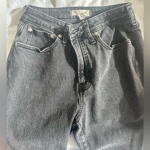 Madewell Black Wash Curvy Perfect Vintage Jean- Petite